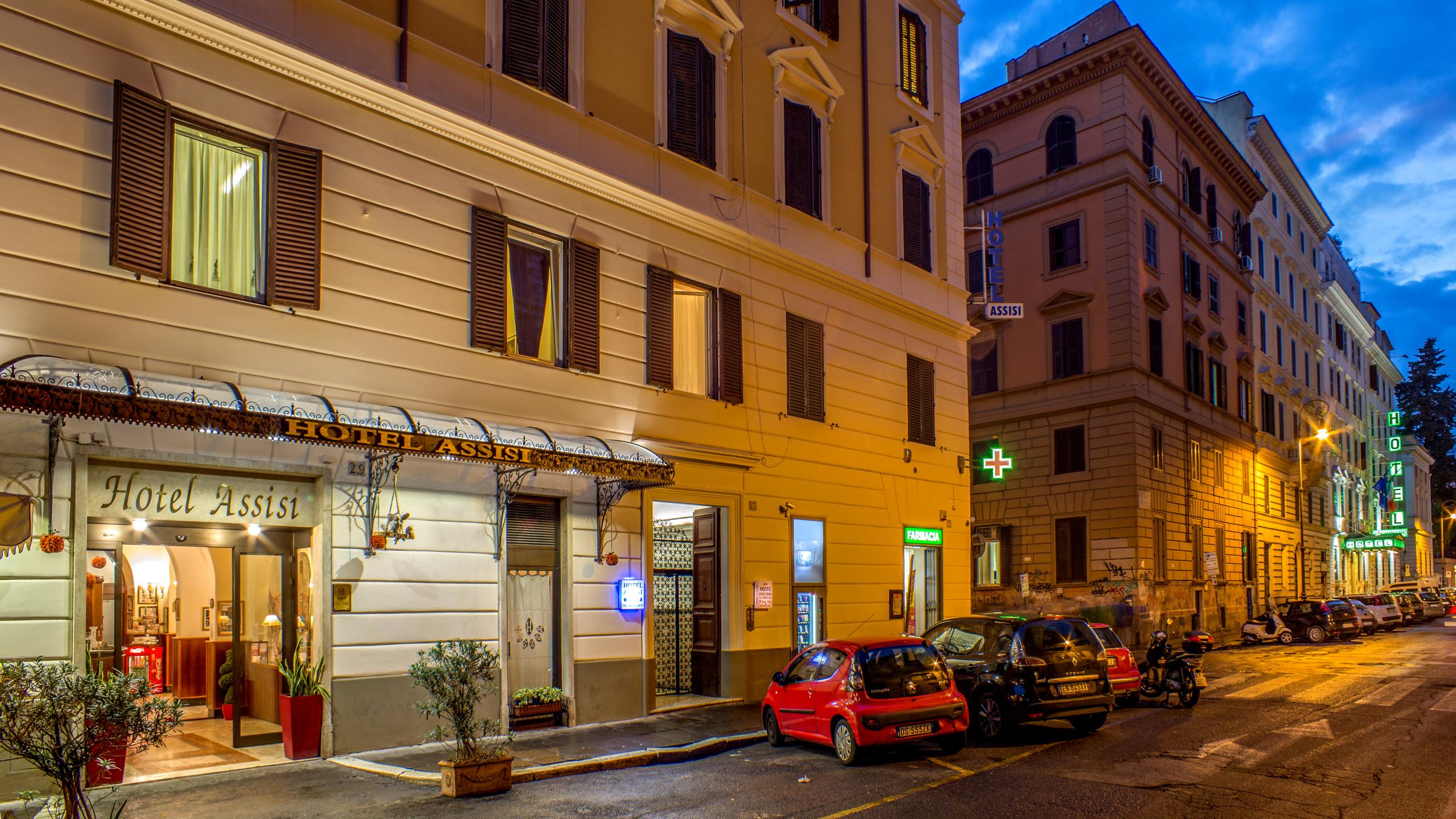 Hotel Assisi Рим Екстериор снимка